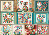 Patchwork Animal Parade - 1000 pcs