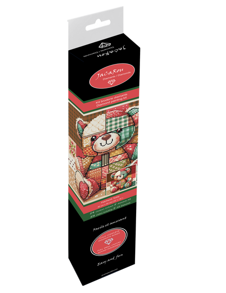 Broderie de diamant - Patchwork Teddy