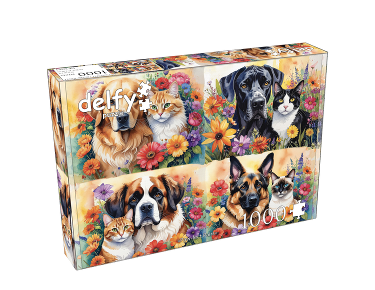 Paw-fect Pairs - 1000 pcs