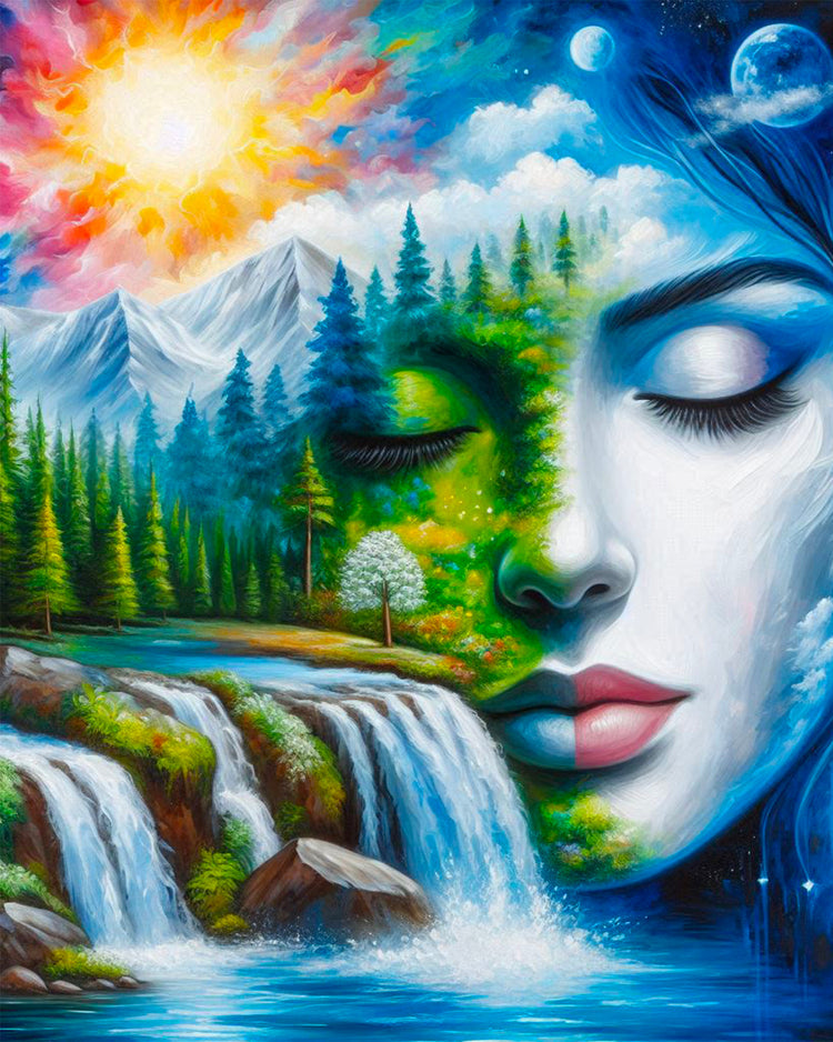 Diamond Painting - Peaceful - 40 x 50 cm