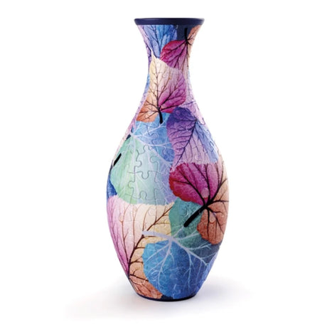 3D Puzzle Vase - Colorful Leaves