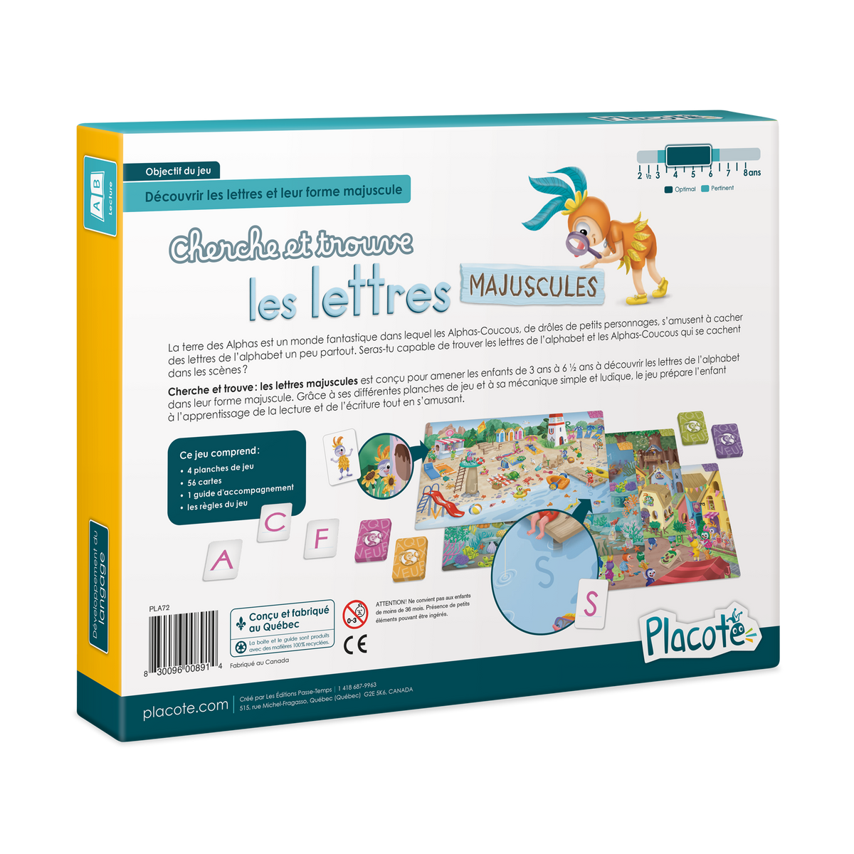 Cherche et Trouve - Les Lettres Majuscules (Fr)