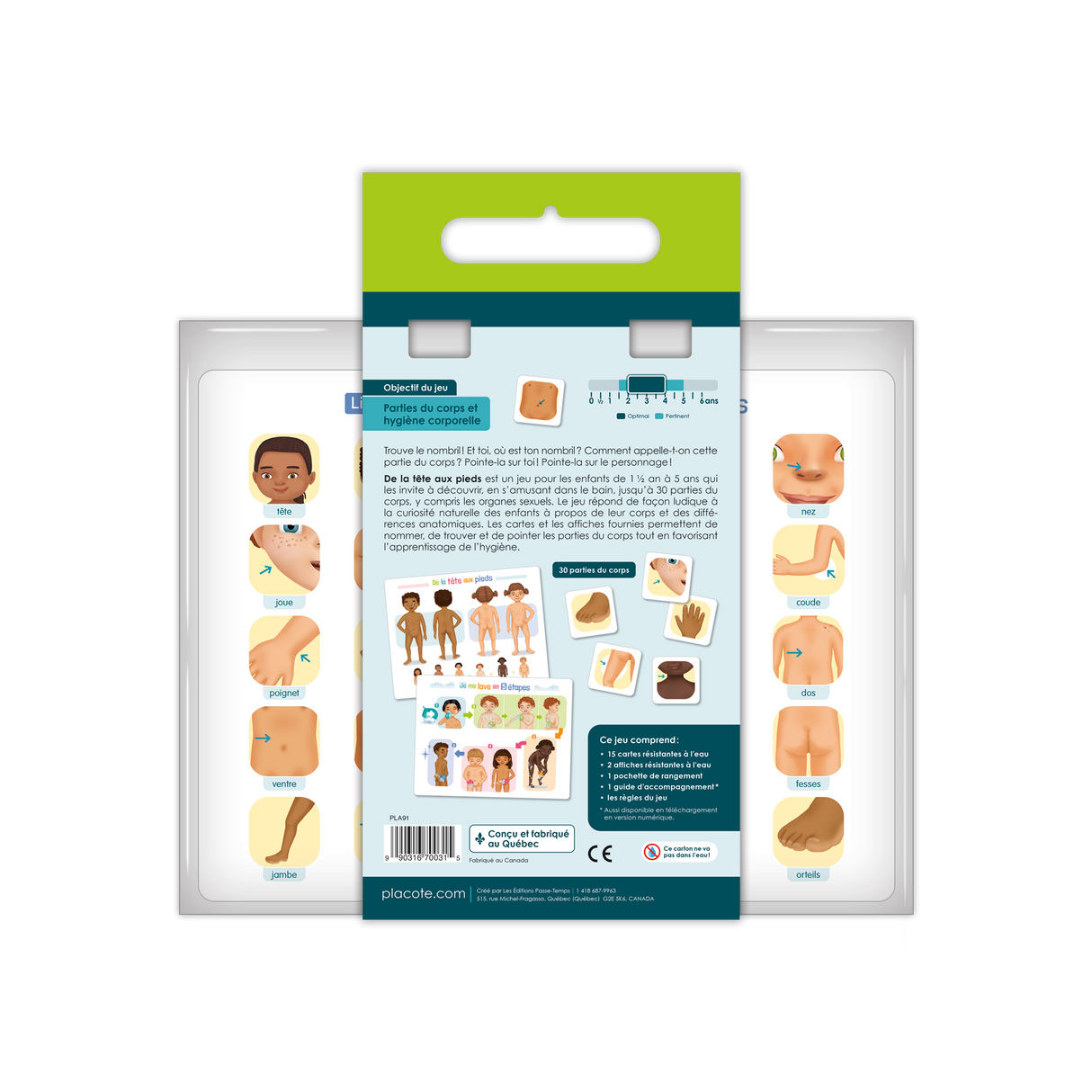 De la tête aux pieds (Fr)