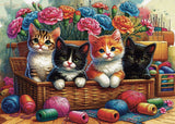 Playful Basket Quartet - 1000 pcs