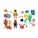 Police Diver with Treasure - City Action
