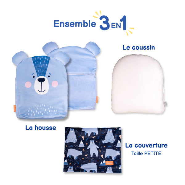 Poupilou: 3-in-1 Comfort Set - Bear