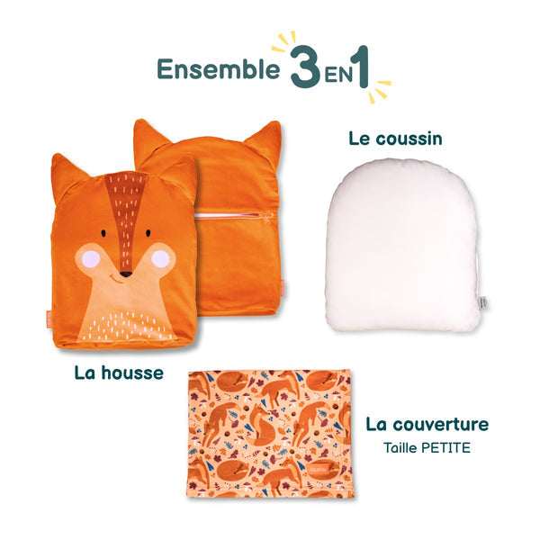 Poupilou: 3-in-1 Comfort Set - Fox