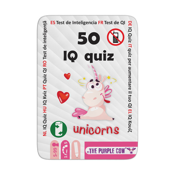 The Purple Cow - 50 Tests de QI - Licorne (Bil)