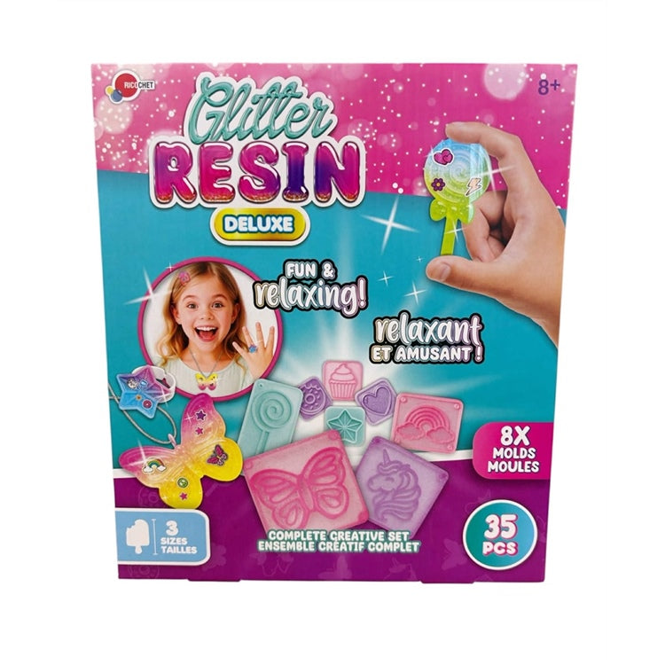 Creative DIY Resin Key Ring Set