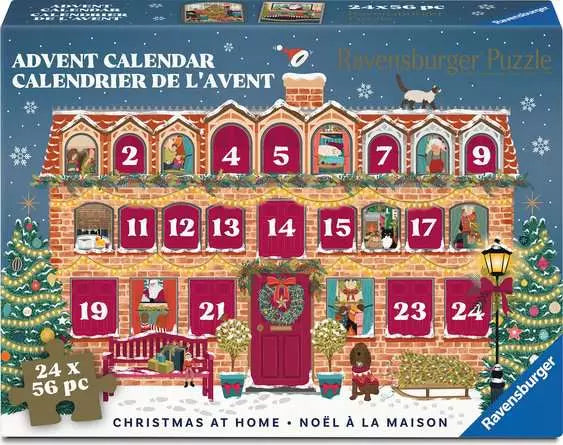 2026 Advent Calendar - Christmas at Home - 24 x 56 pcs