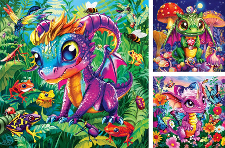 Bébés dragons de jardin - 3 x 49 mcx