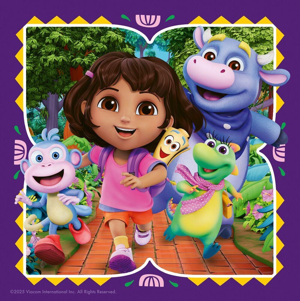 Ready to Explore - Dora the Explorer - 3 x 49 pcs