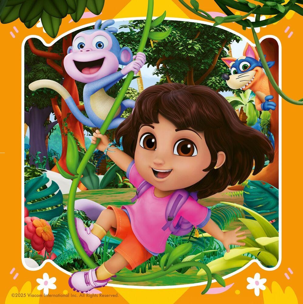 Ready to Explore - Dora the Explorer - 3 x 49 pcs