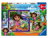Ready to Explore - Dora the Explorer - 3 x 49 pcs