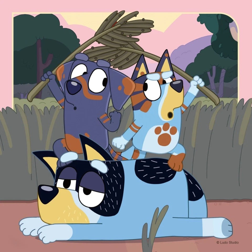 Bluey's Adventures - 3 x 49 pcs