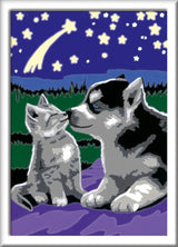 CreArt - Amis au clair de lune