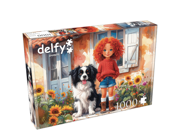 Red Curls and Paws - 1000 mcx