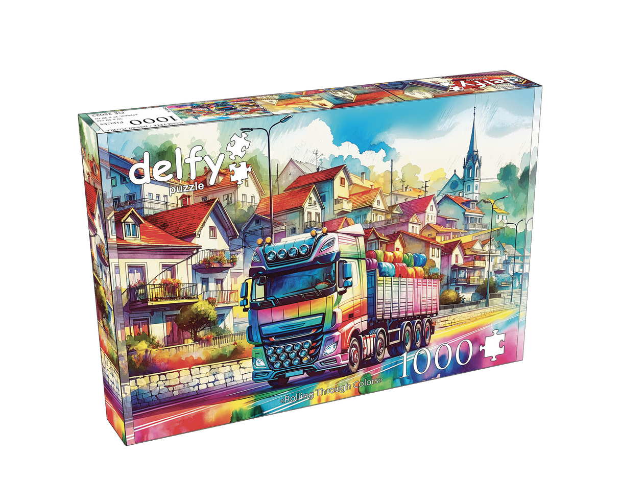 Rolling Through Colors - 1000 pcs