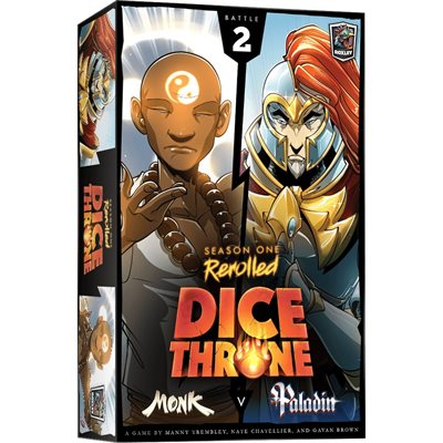 Dice Throne Season 1 - Monk vs Paladin (Ang)