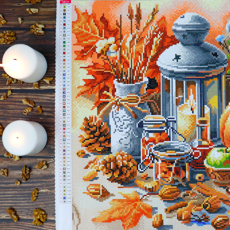 Broderie de diamant - Rustic Autumn Arrangement