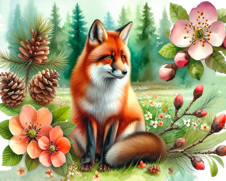 Broderie de diamant - Rusty Nature Guardian