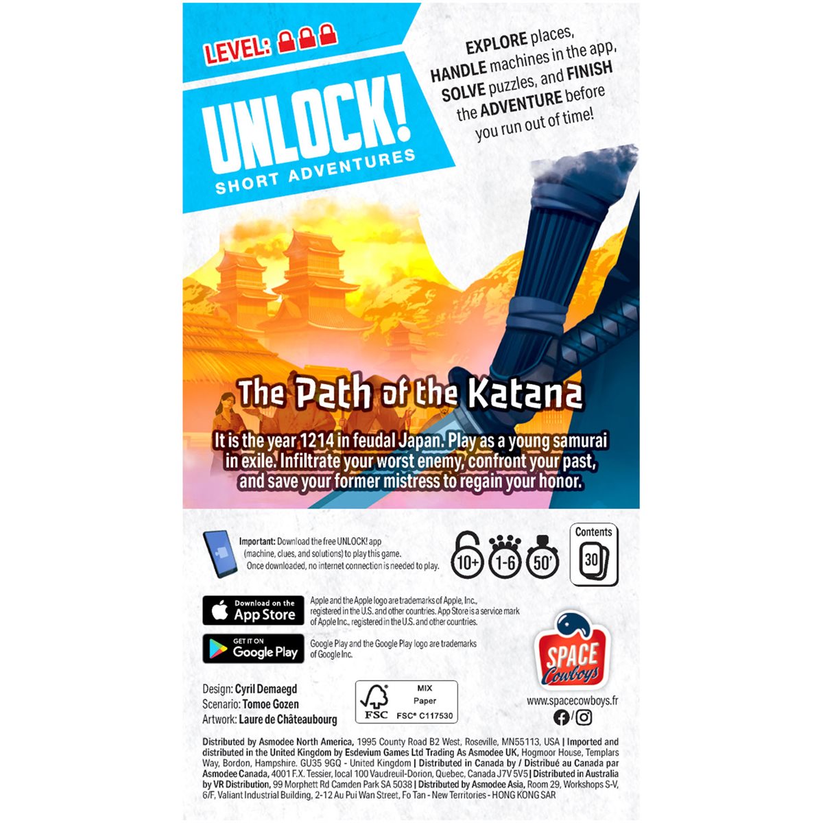 Unlock! - Short Adventure 14 - The Path of the Katana (En)