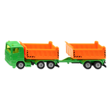 Siku - Camion avec benne basculante et remorque à benne basc.
