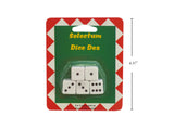 White dice 5x