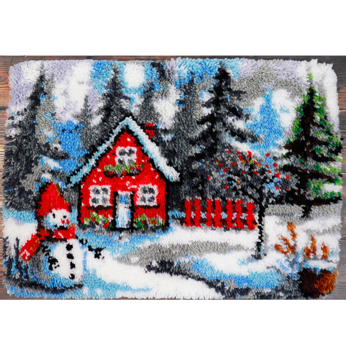 Latch Hook - Large rug - Snowy