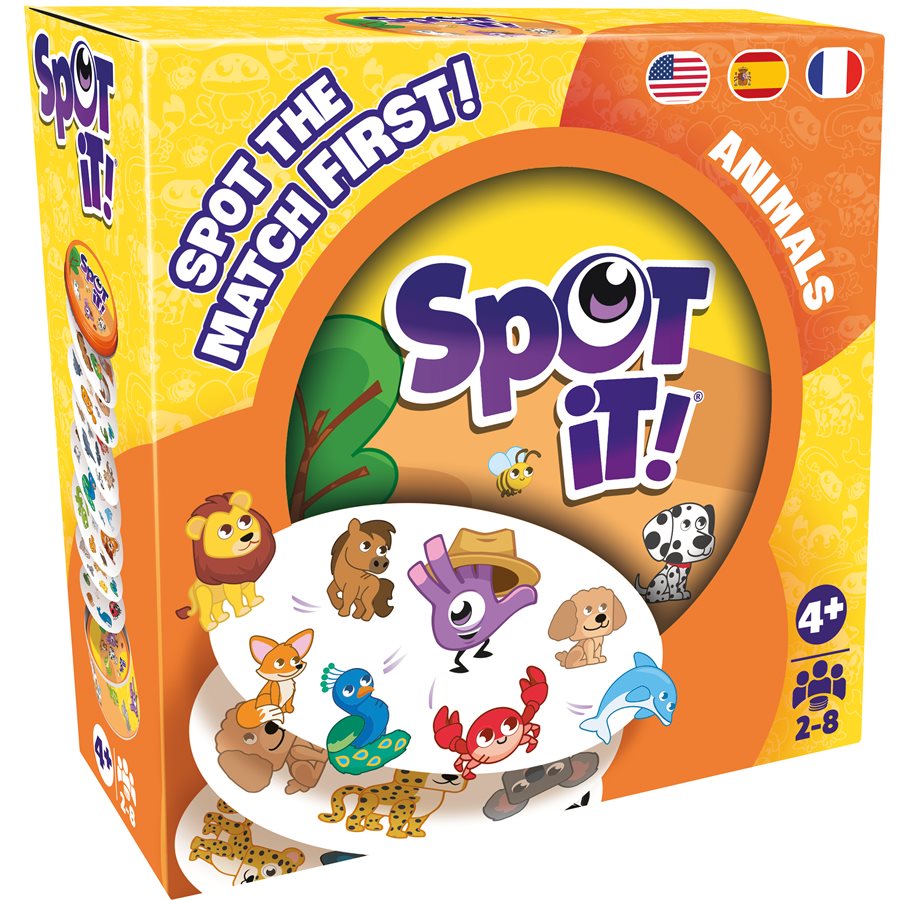 Spot it Jr. - Animaux (Eco Box) (Multi)