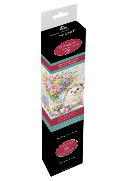 Broderie de diamant - Sweet Hedgehog Love