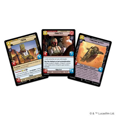 Star Wars : Unlimited - Passage en vitesse lumière - Deck de démarrage Boba Fett (Fr)