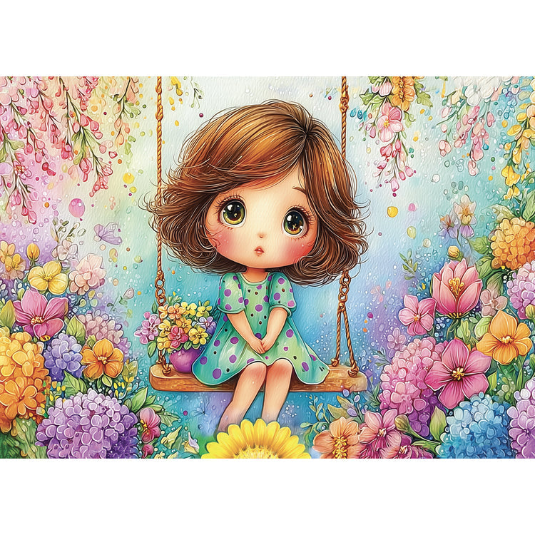 Swing Among Blossoms - 1000 pcs