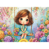 Swing Among Blossoms - 1000 pcs