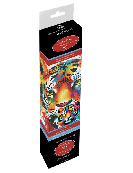 Diamond Painting - Tiger Face - 40 x 50 cm