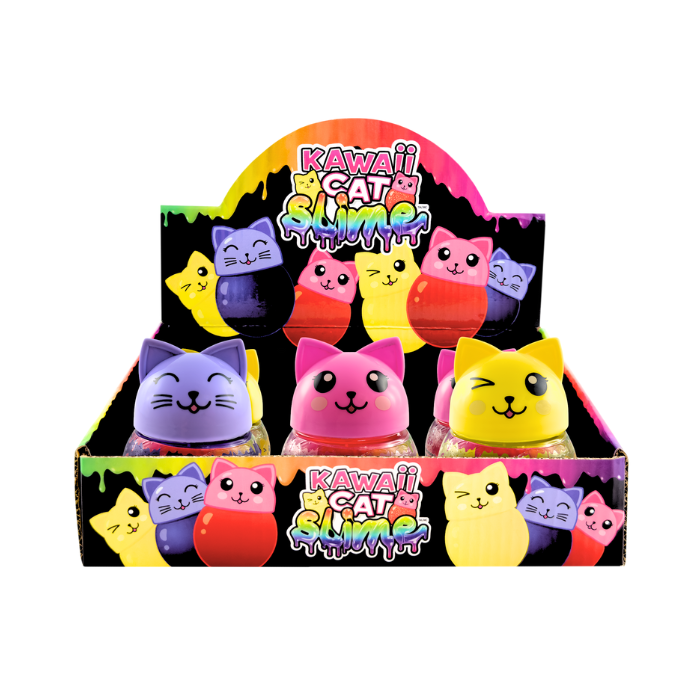Kawaii Cat Slime (assortiment)