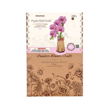 Rowood - Orchidée papillon mauve 3D 132 mcx