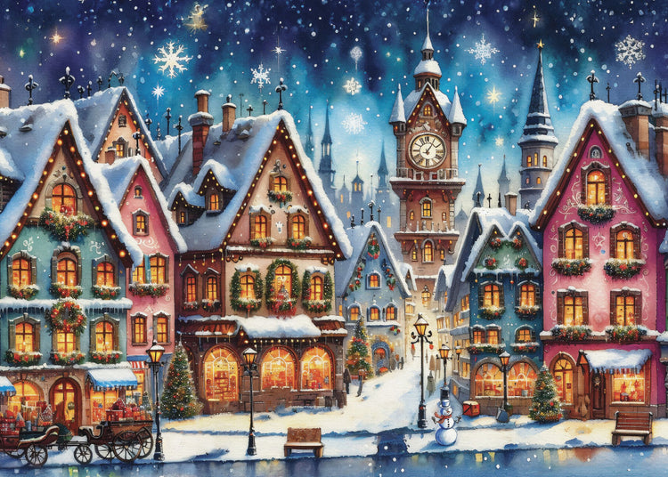Twinkling Holiday Streets - 1000 mcx