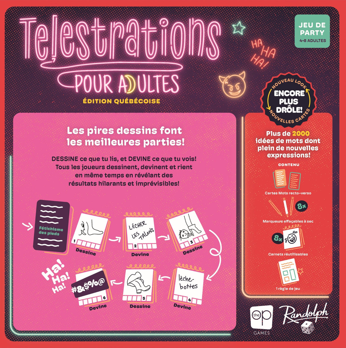Telestrations pour adultes - Éd. Québecoise (Fr)