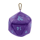 Plush D20 Dice Bag - D&D: Phandelver: Royal Purple and Sky Blue
