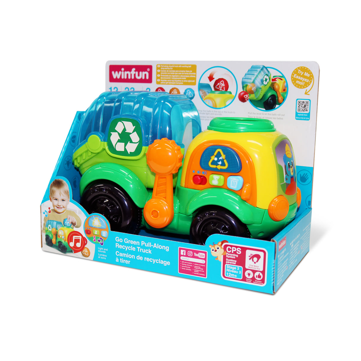 Eco Recycling Truck to Pull (Bil)