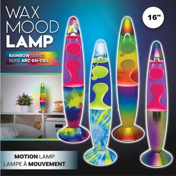 Wax Mood Lamp - Rainbow 16 in