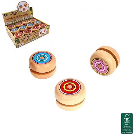 Yo-yo en bois de 5 cm (assortiment)