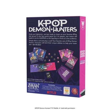 KPop Demon Hunters - Battle for the Spotlight - Un jeu Love Letter (Ang)