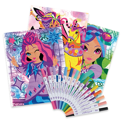 Color by Number Mystery - Nebulous Stars