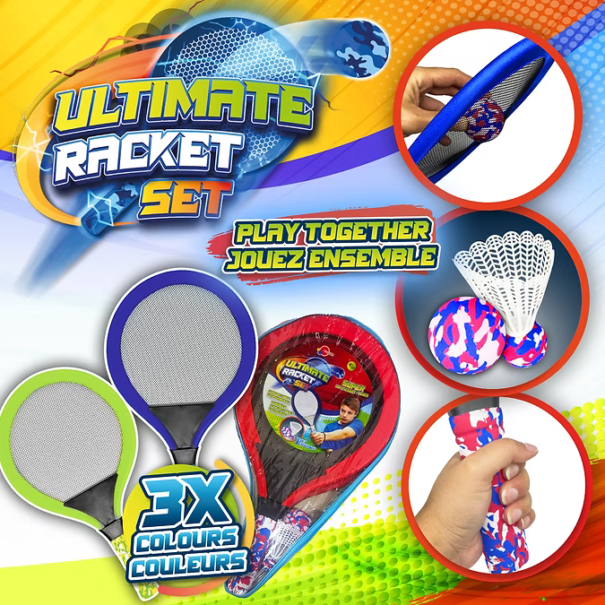 LED Badminton Racket Set (assortment)