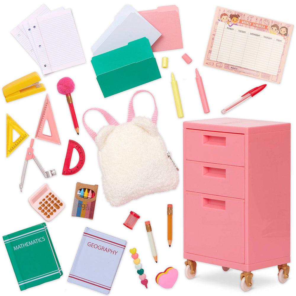 Accessoires OG - "Ready, set, learn!" - Ensemble d'accessoires scolaires - La Ribouldingue