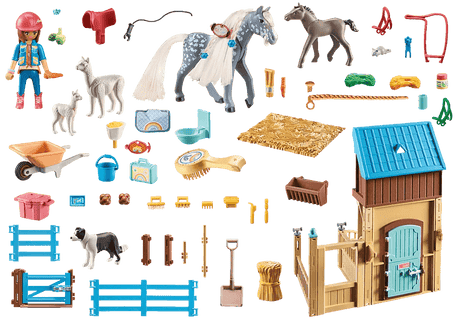 Amelia & Whisper avec box pour chevaux - Horses of Waterfall - La Ribouldingue