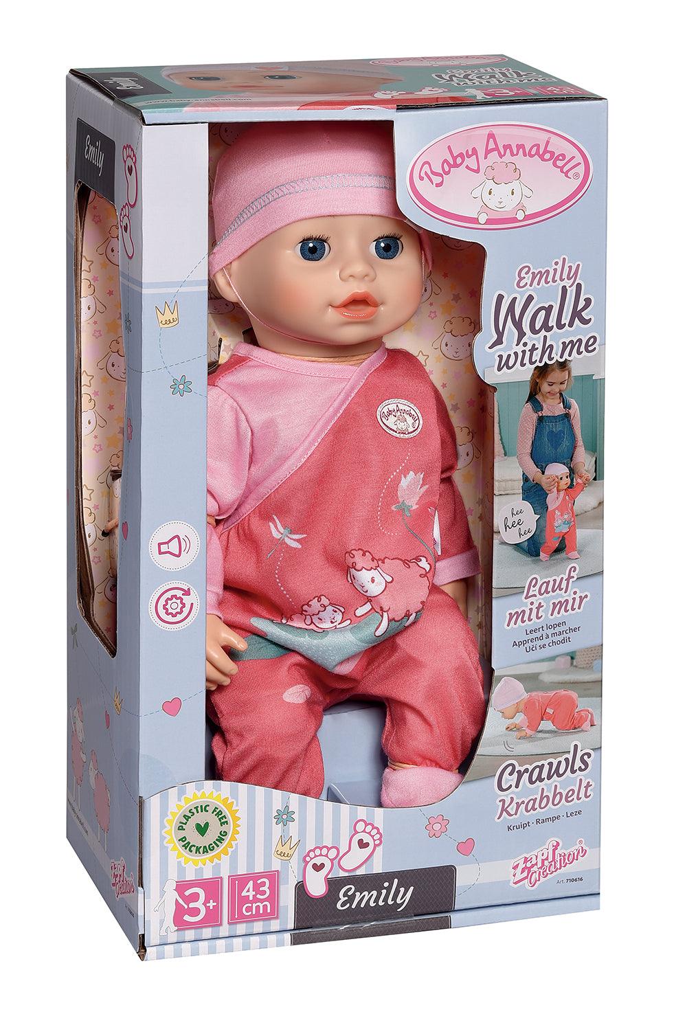 Baby Annabell - Emily walks with me 43 cm – La Ribouldingue