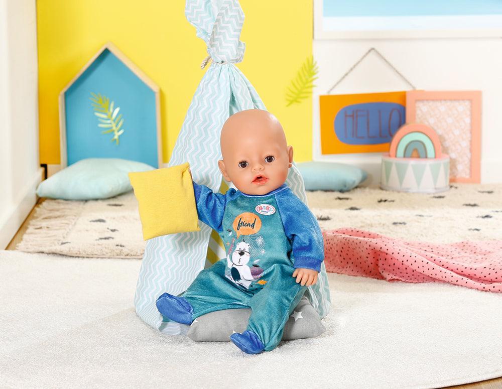 Baby Born - Pyjama bleu pour poupée de 43 cm - La Ribouldingue